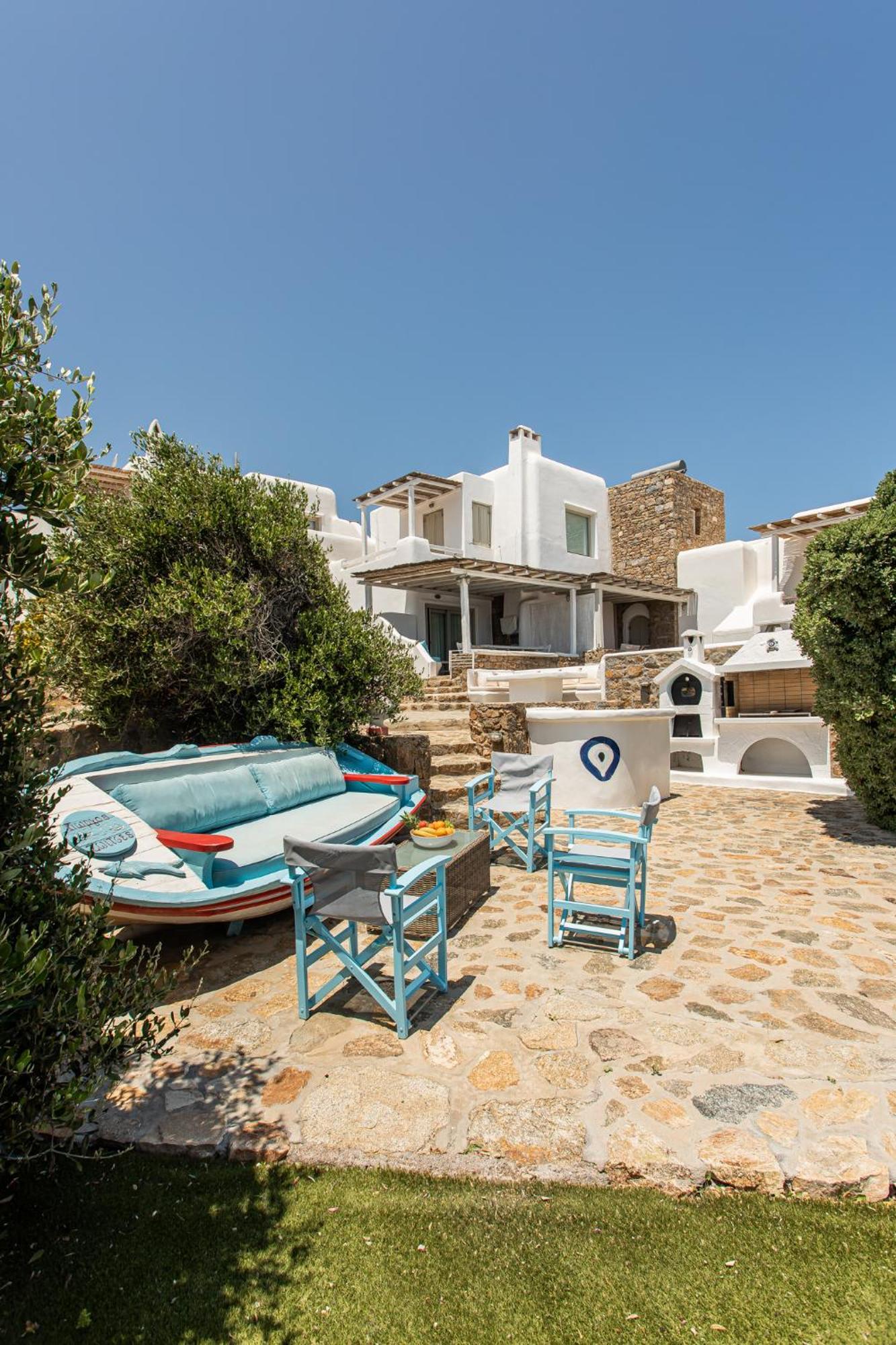 Вілла Manolia Luxury Private House By Mykonian Kazarte Кало Ліваді Екстер'єр фото