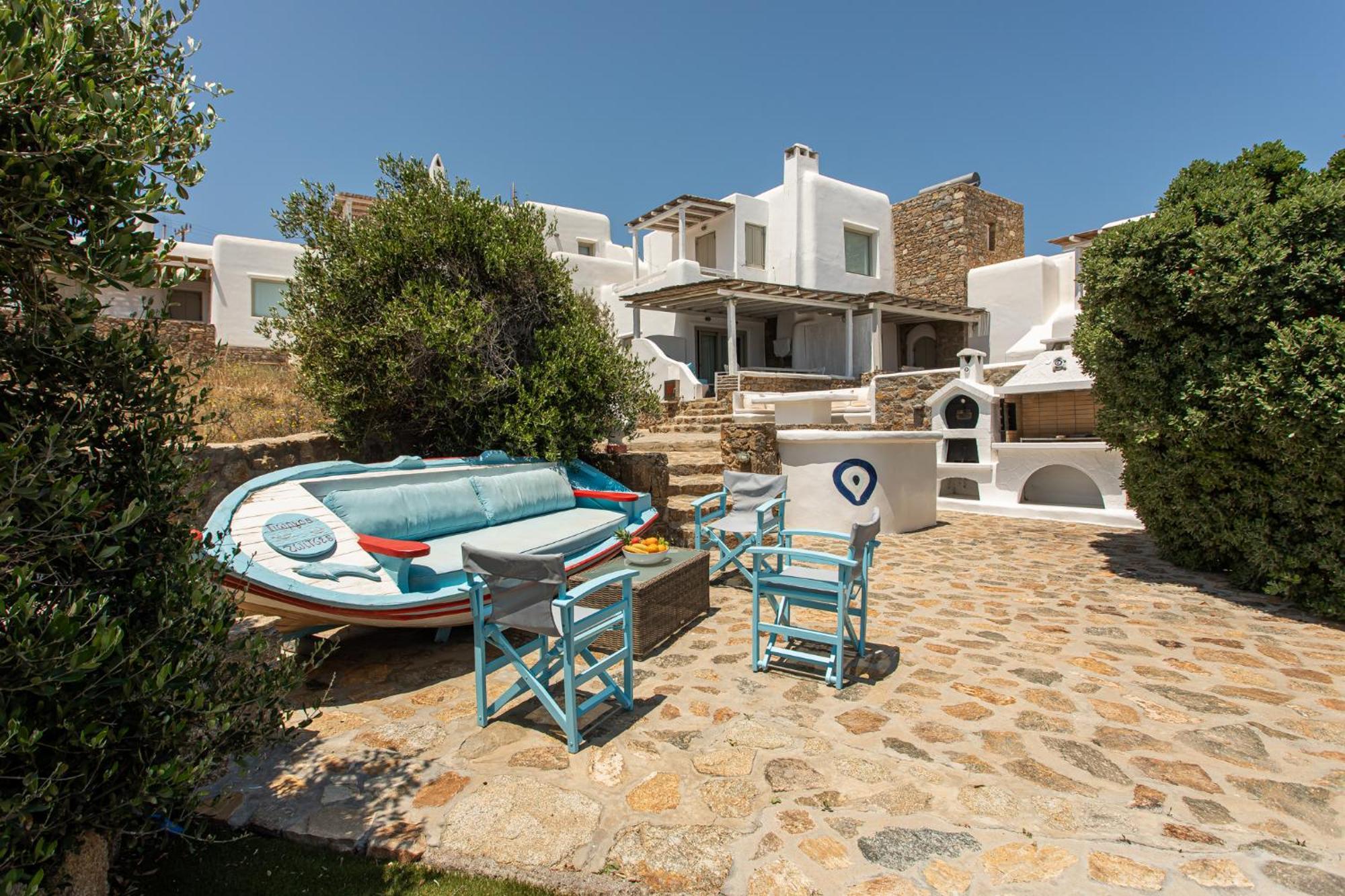 Вілла Manolia Luxury Private House By Mykonian Kazarte Кало Ліваді Екстер'єр фото